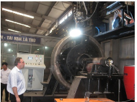 Hàn sửa chữa và phục hồi thiết bị trong nhà máy xi măng- giải pháp kinh tế hiệu quả cho ngành.